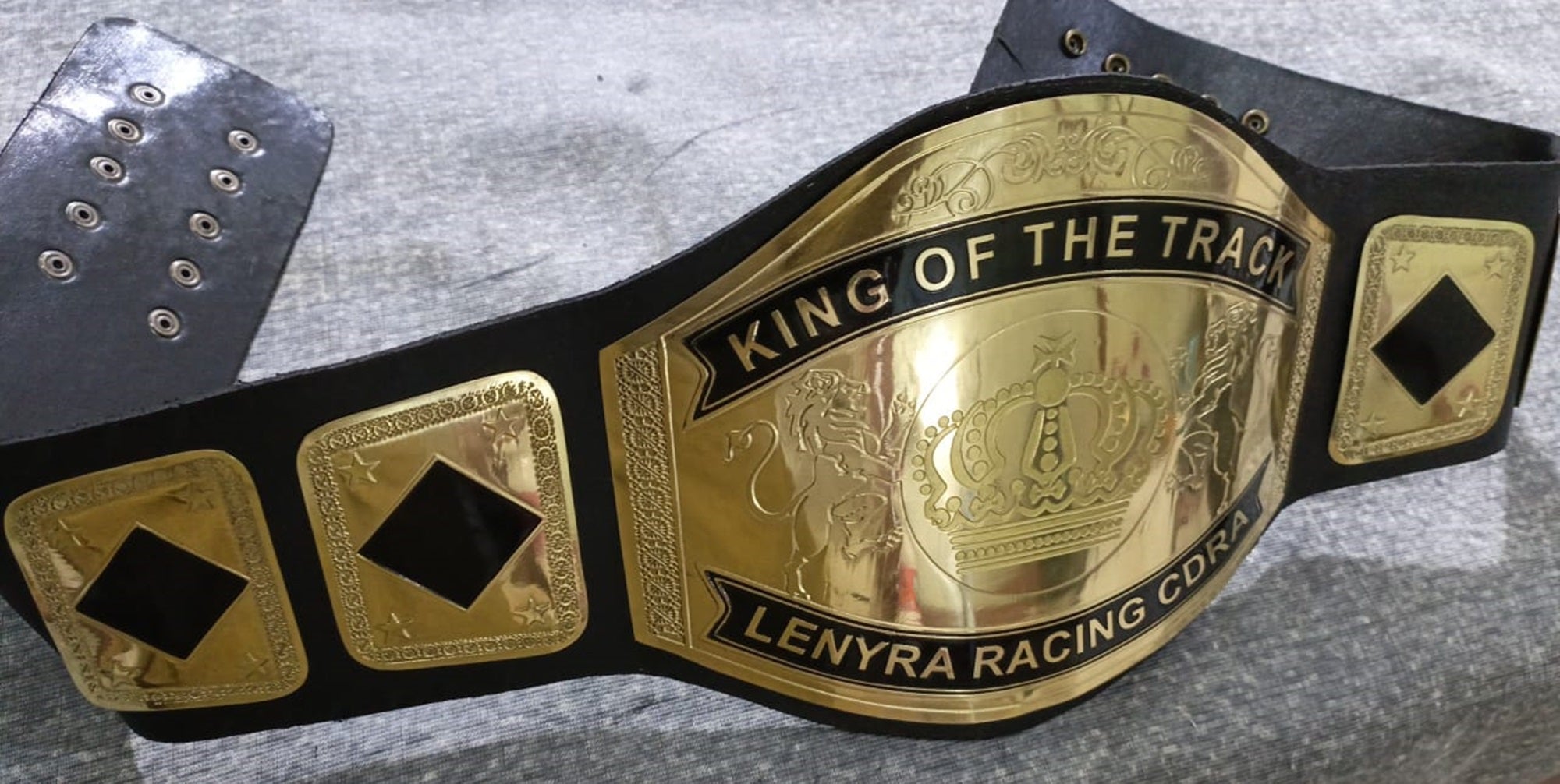 Custom Royal Crown Logo Wrestling Championship Belt - Customize Wrestling Belts