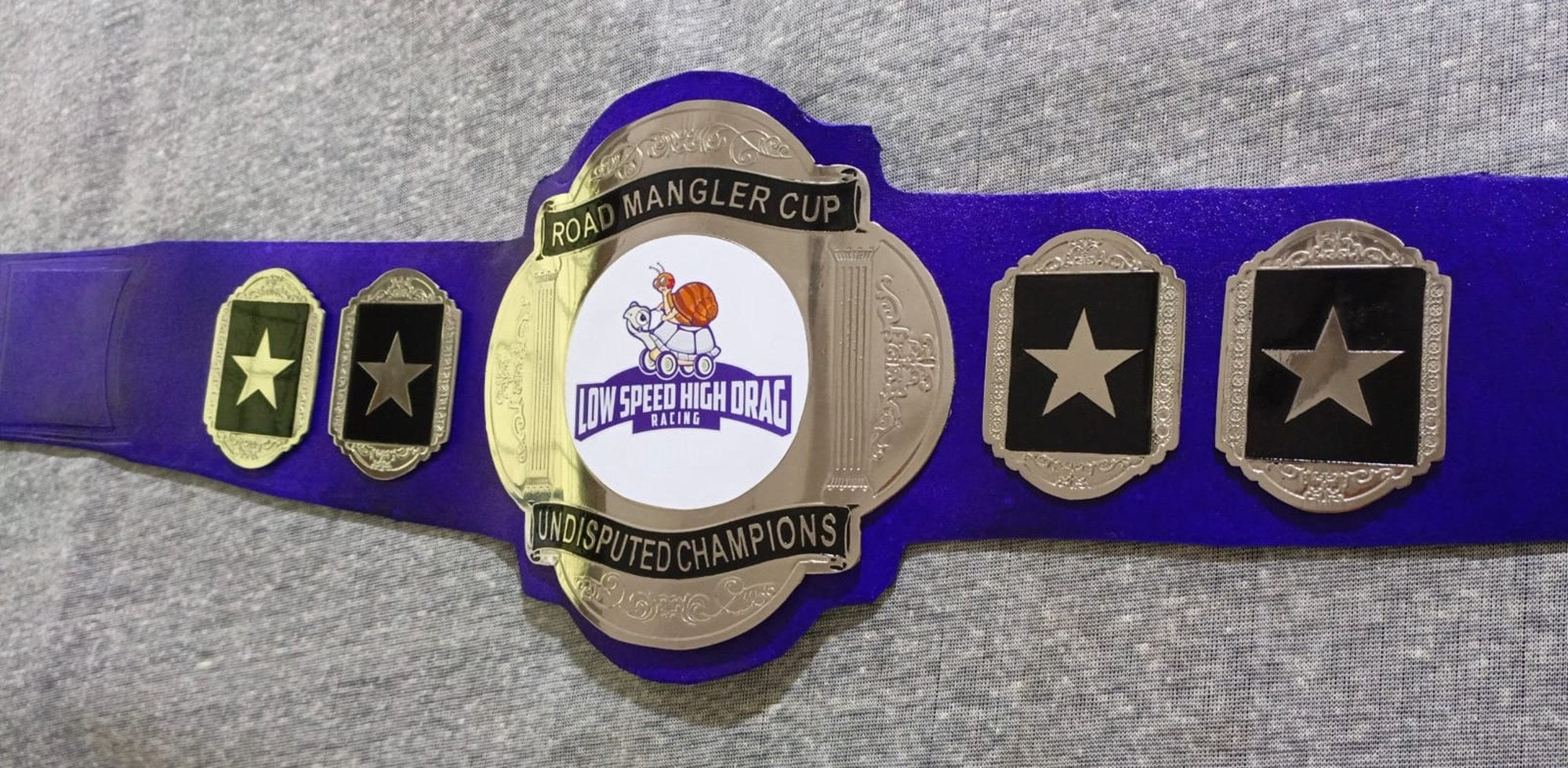 Custom Name and Turtle Logo Wrestling Championship Belt - Customize Wrestling Belts