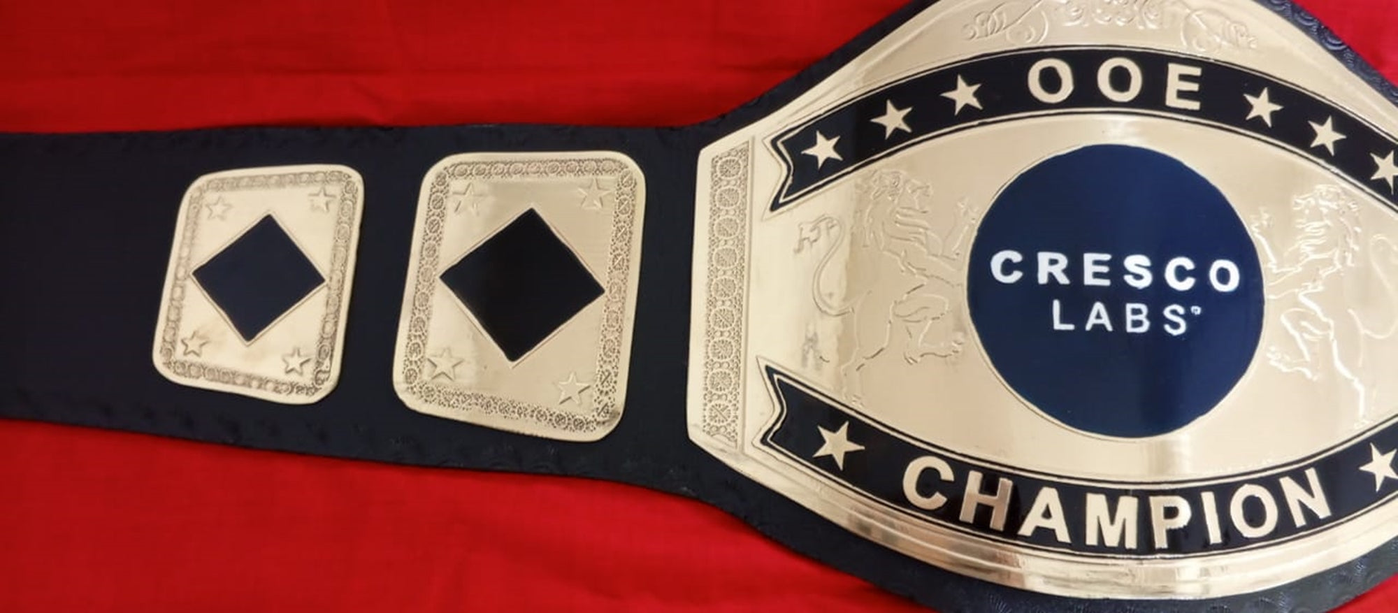 Custom Name and Cresco Labs Logo Wrestling Championship Belt - Customize Wrestling Belts