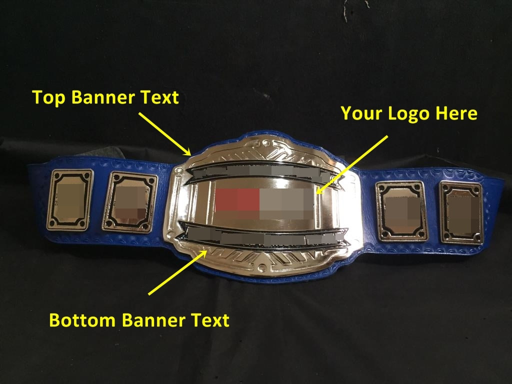 Custom Name and  Logo Championship Belt - Customize Wrestling Belts