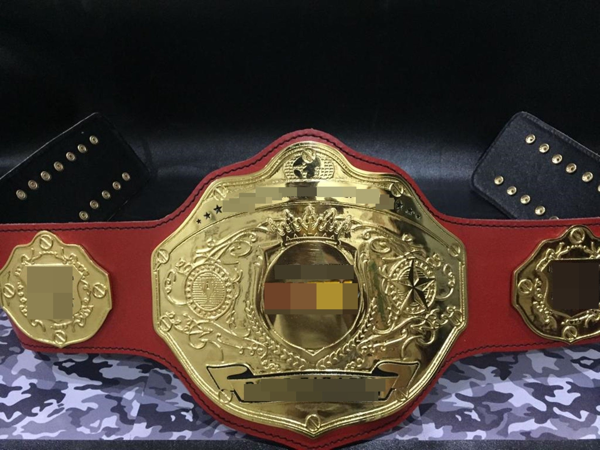 Custom Name and  Logo Championship Belt - Customize Wrestling Belts