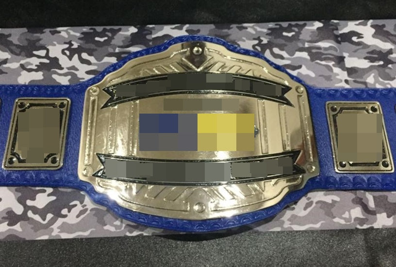 Custom Name and  Logo Championship Belt - Customize Wrestling Belts