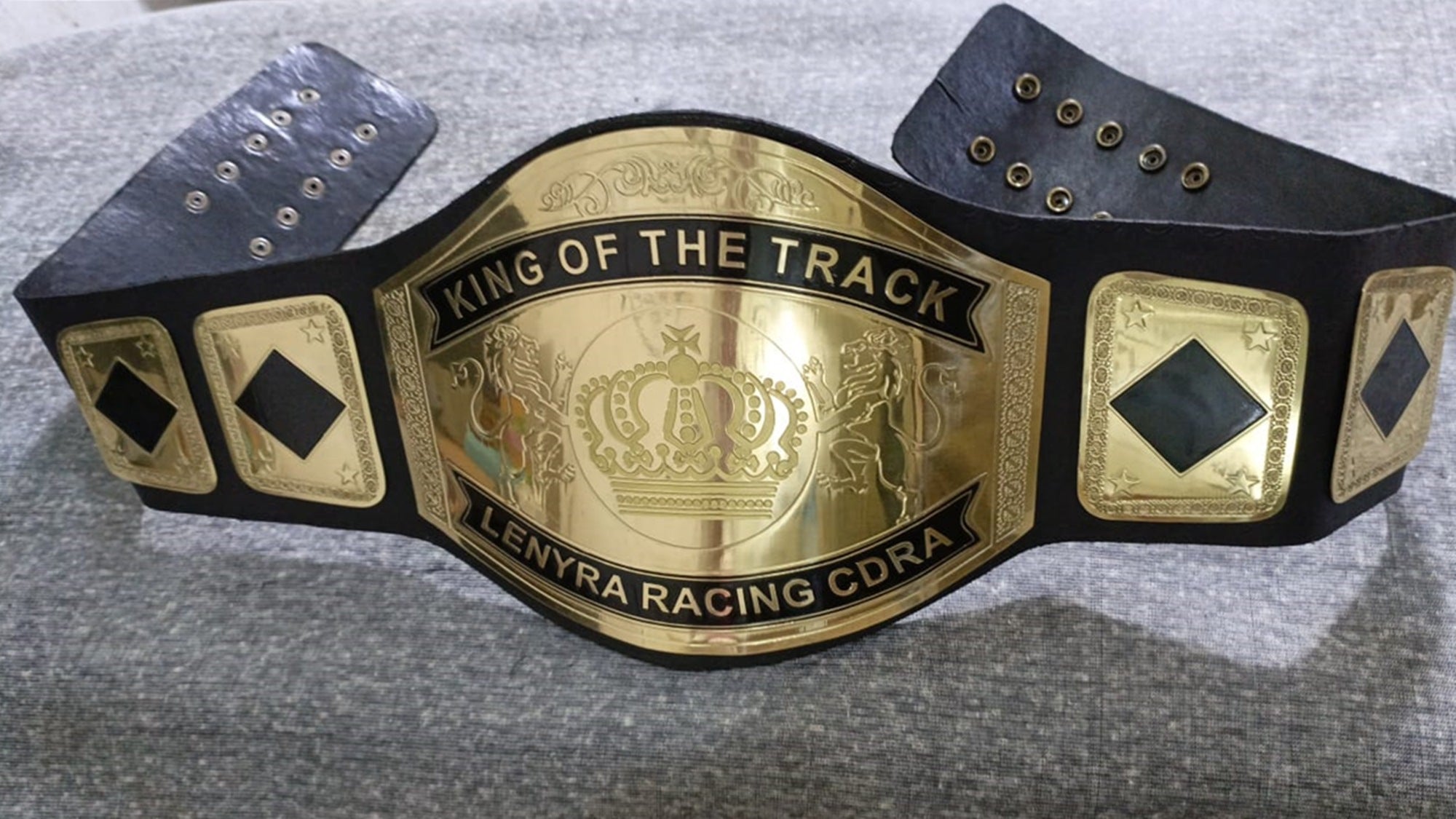 Custom Royal Crown Logo Wrestling Championship Belt - Customize Wrestling Belts