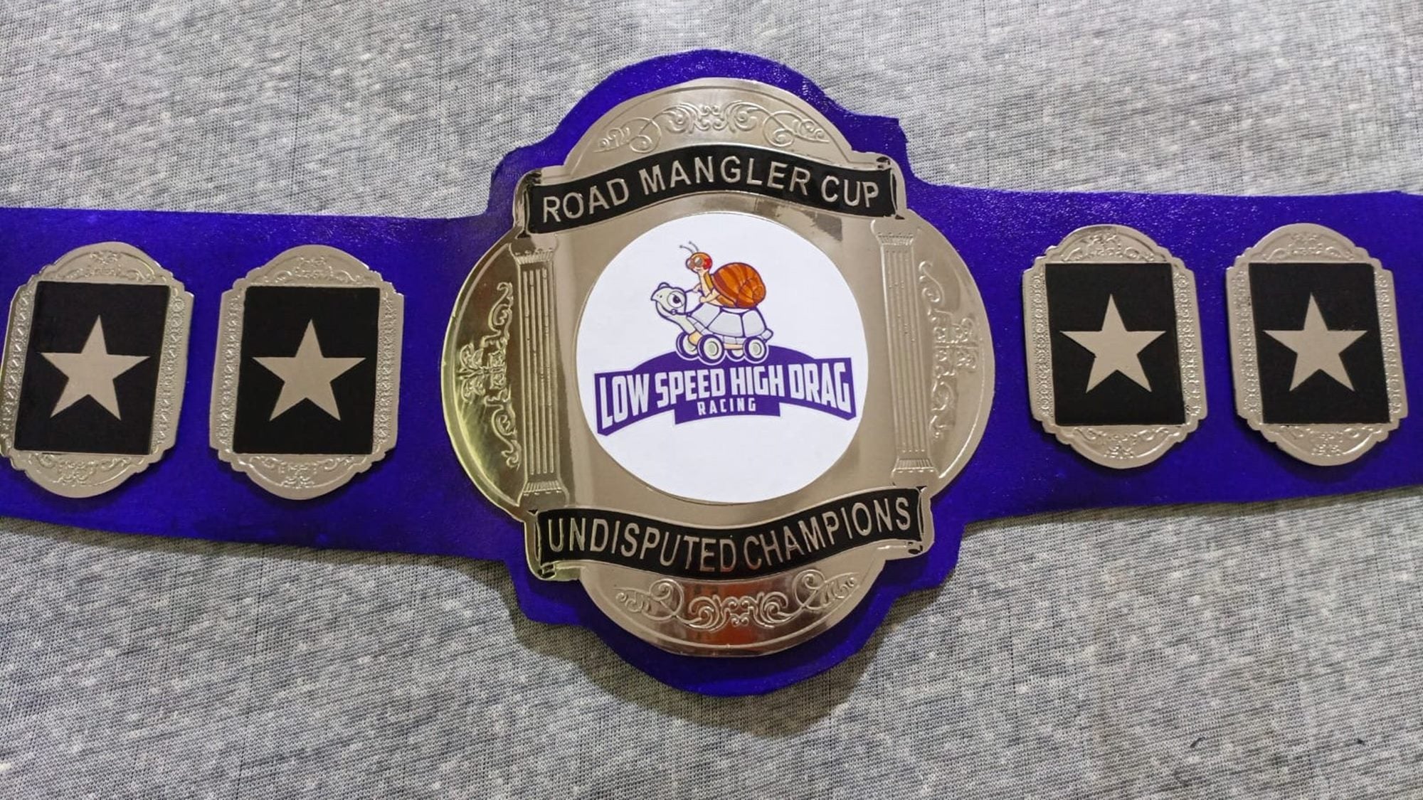 Custom Name and Turtle Logo Wrestling Championship Belt - Customize Wrestling Belts