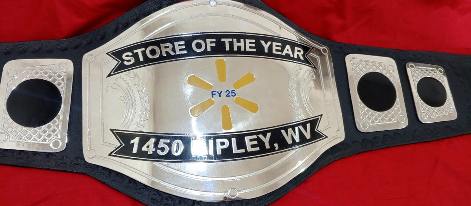 Custom Name and FY 25 Fan Wings Logo Wrestling Championship Belt - Customize Wrestling Belts