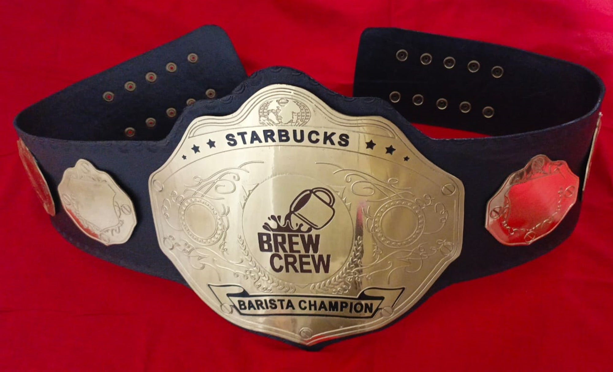 Custom Name and Pour Coffe Mug Logo Wrestling Championship Belt - Customize Wrestling Belts