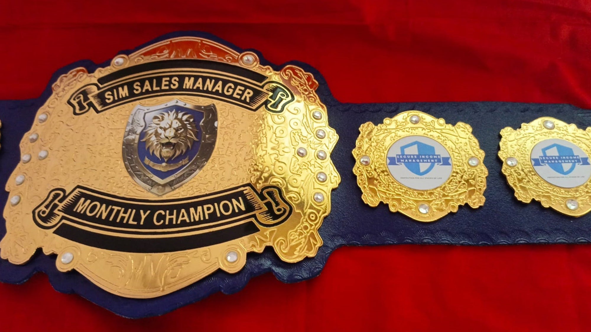 Custom Lion Wrestling Championship Belt - Customize Wrestling Belts