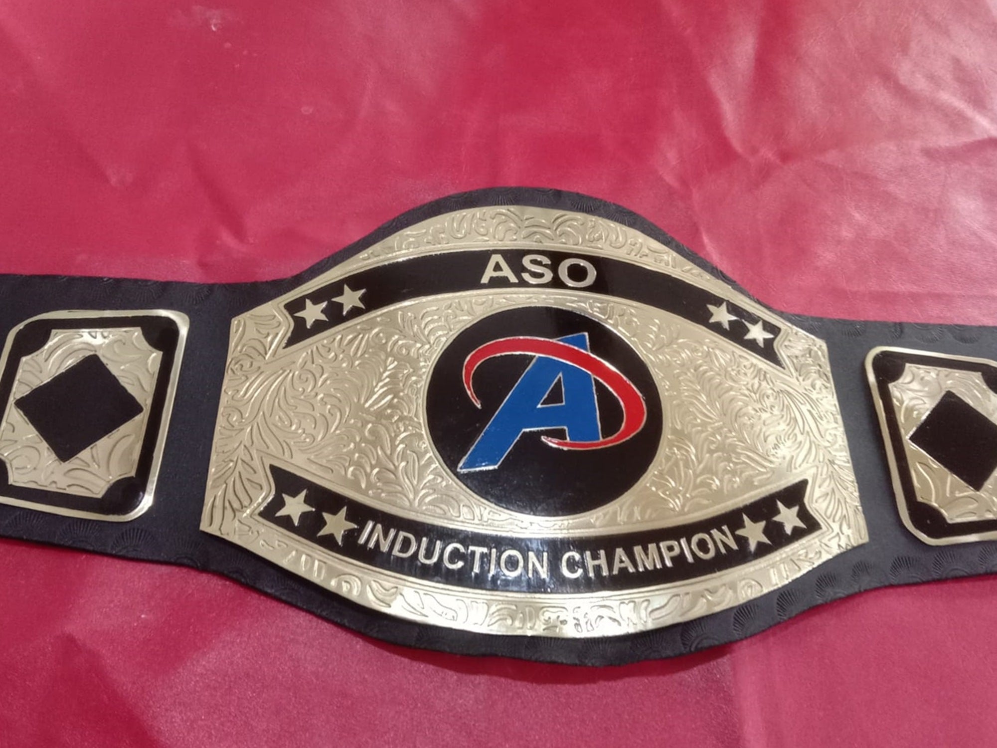 Custom Name and A Logo Wrestling Championship Belt - Customize Wrestling Belts