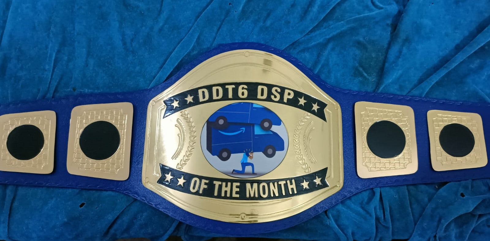 Custom Name and Shipping Truck Logo Wrestling Championship Belt - Customize Wrestling Belts