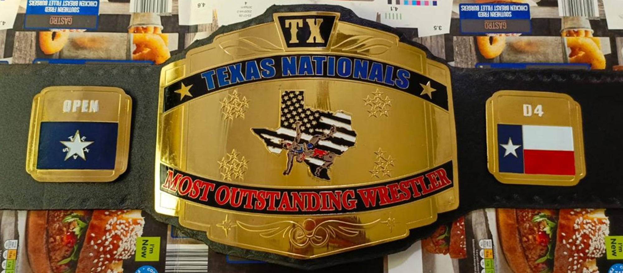 Custom Texas ChampionShip Wrestling Belt - Customize Wrestling Belts