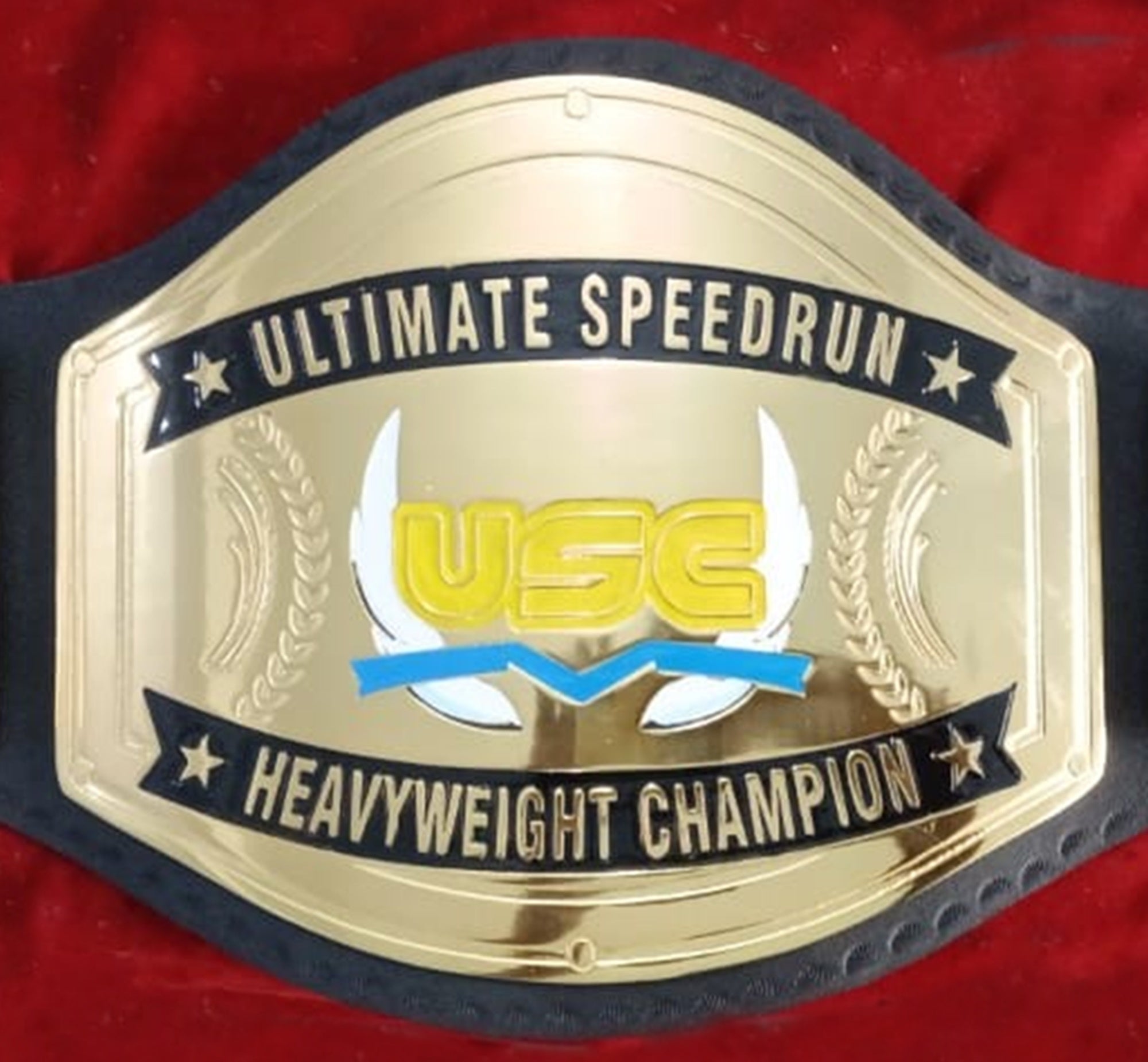 Custom Name and USC Logo Wrestling Championship Belt - Customize Wrestling Belts