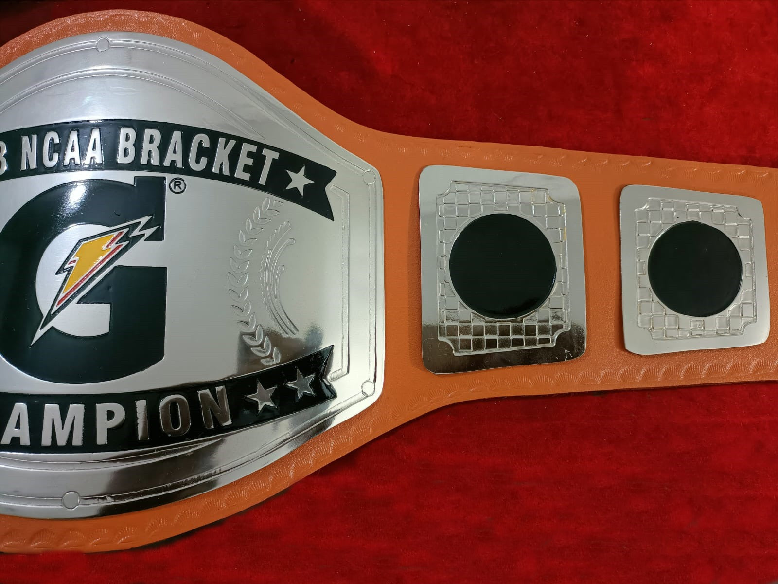 Custom Name and G Spark Logo Wrestling Championship Belt - Customize Wrestling Belts