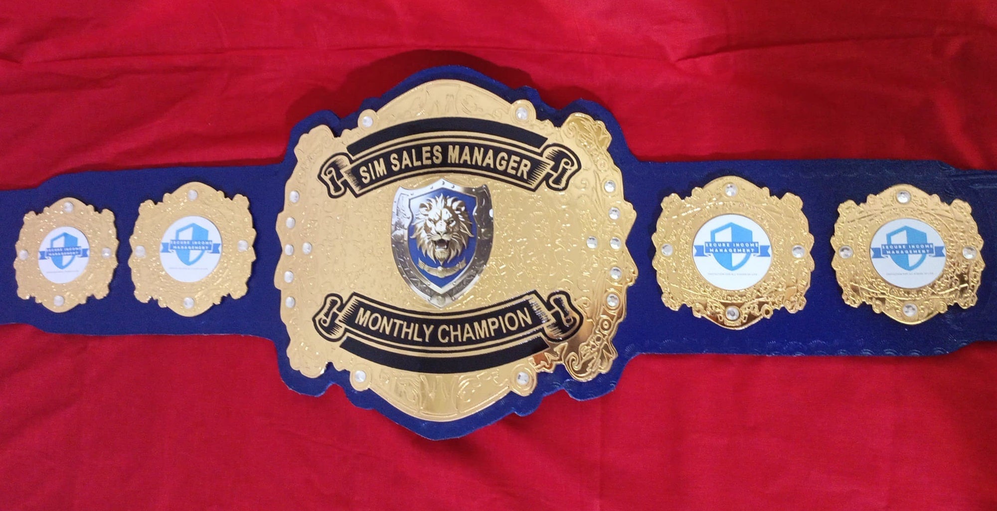 Custom Lion Wrestling Championship Belt - Customize Wrestling Belts