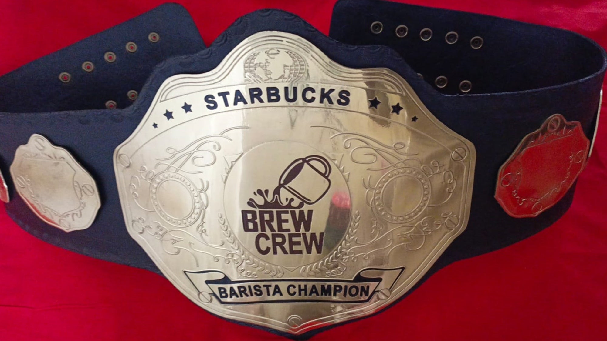 Custom Name and Pour Coffe Mug Logo Wrestling Championship Belt - Customize Wrestling Belts