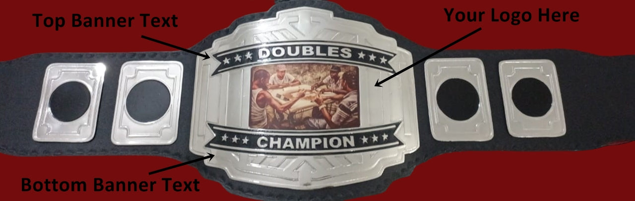 Custom Name and Friend Group Picture Logo Wrestling Championship Belt - Customize Wrestling Belts