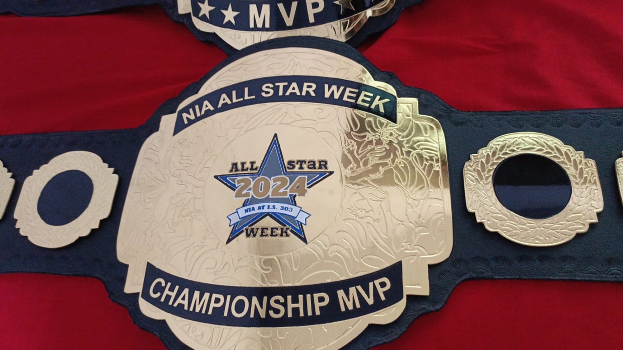 Custom Name and Star Logo Wrestling Championship Belt - Customize Wrestling Belts