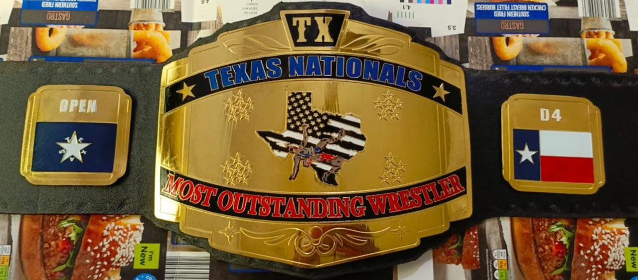 Custom Texas ChampionShip Wrestling Belt - Customize Wrestling Belts