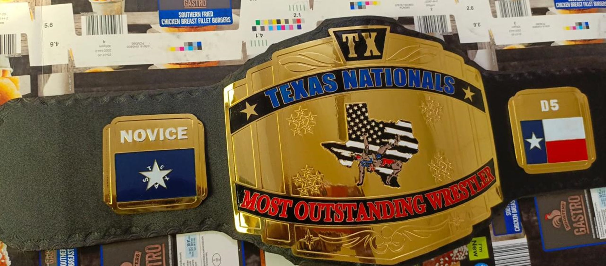 Custom Texas ChampionShip Wrestling Belt - Customize Wrestling Belts