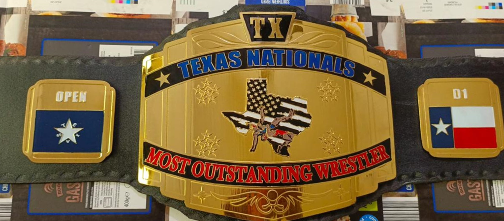 Custom Texas ChampionShip Wrestling Belt - Customize Wrestling Belts