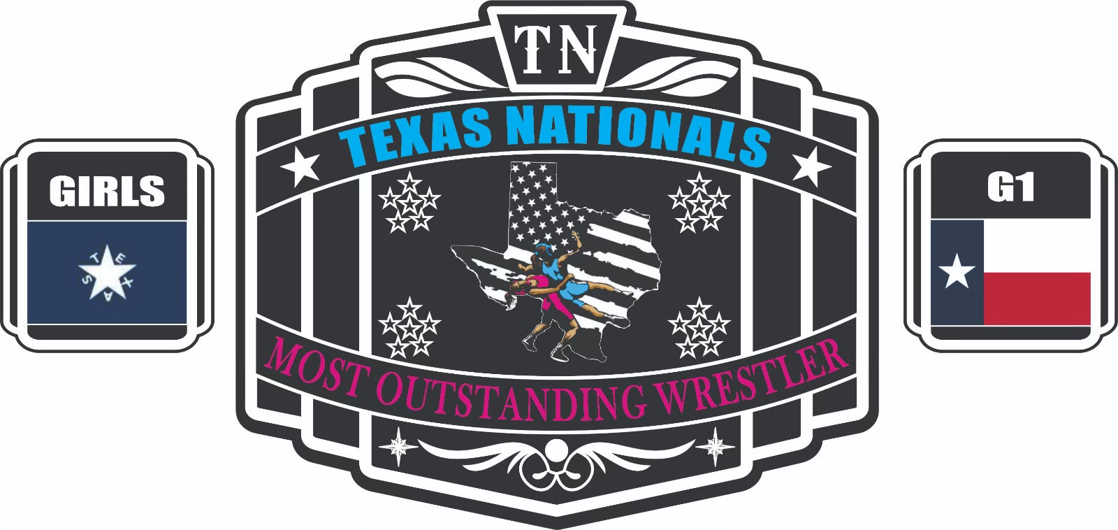 Custom Texas ChampionShip Wrestling Belt - Customize Wrestling Belts