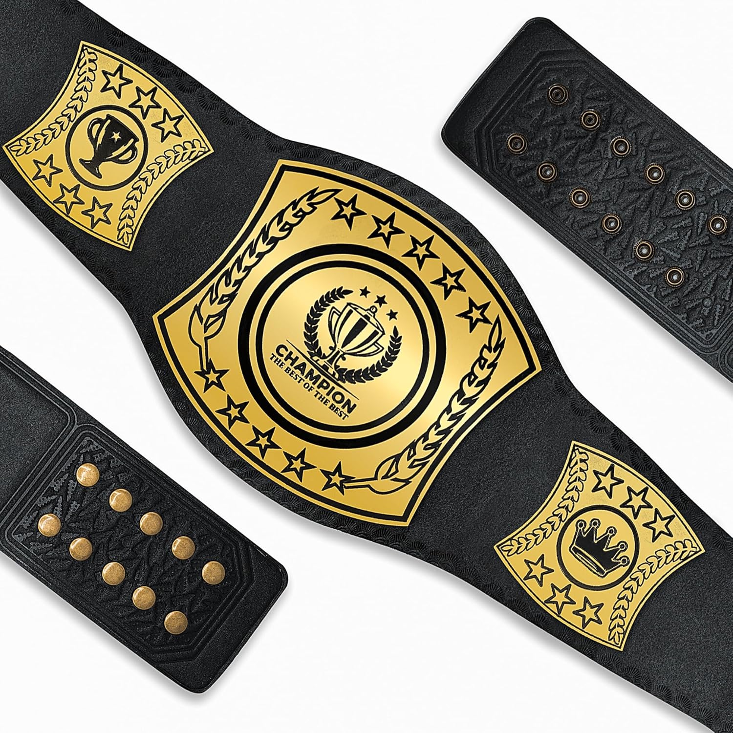 Die - Cast Championship Belt – Adult Size - Customize Wrestling Belts Wrestling Customize Beltposhleathers - 14b7GoldBlackDie - Cast Championship Belt – Adult SizeWrestling Customize Beltposhleathers - 14b7