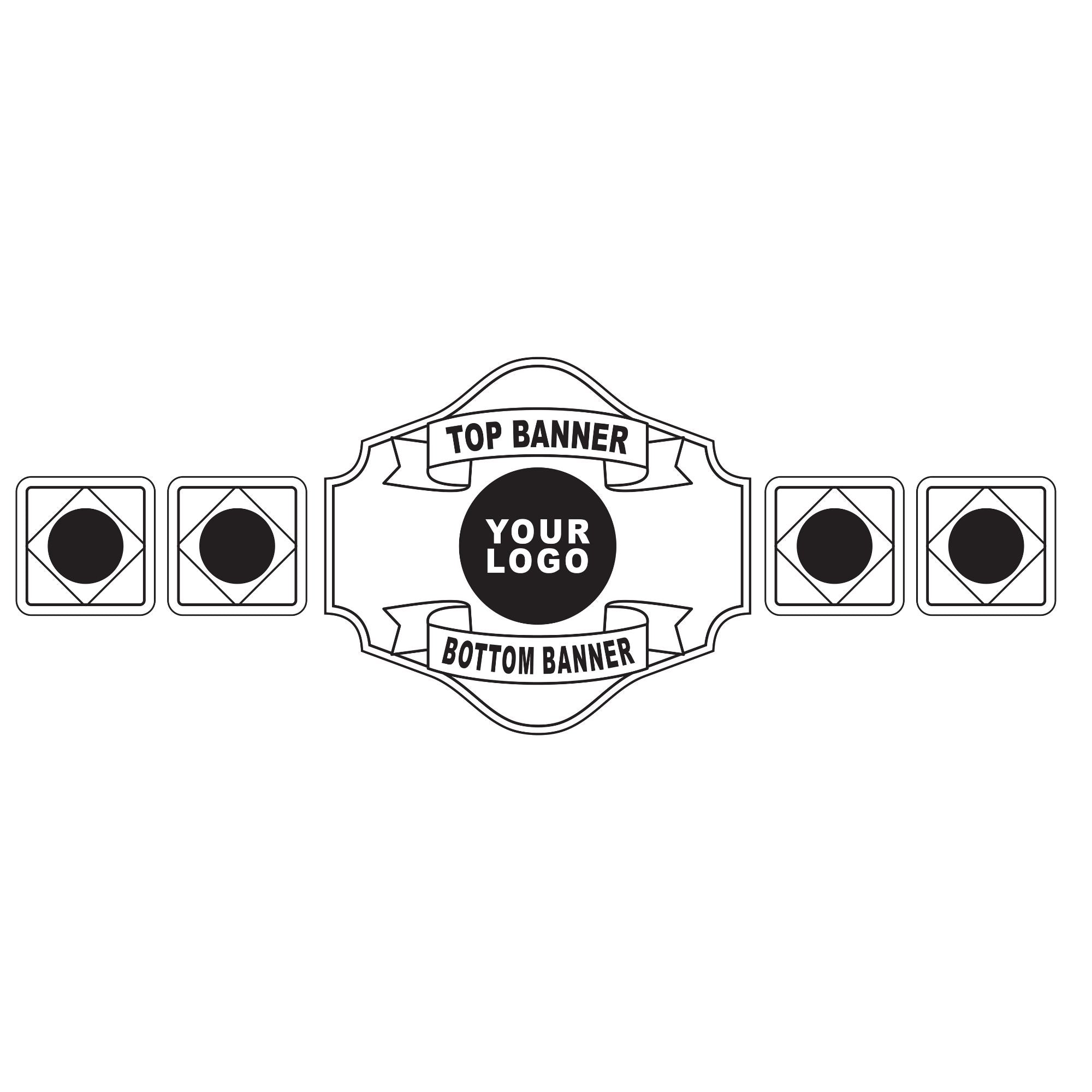 Authentic Wrestling Championship Belt Design