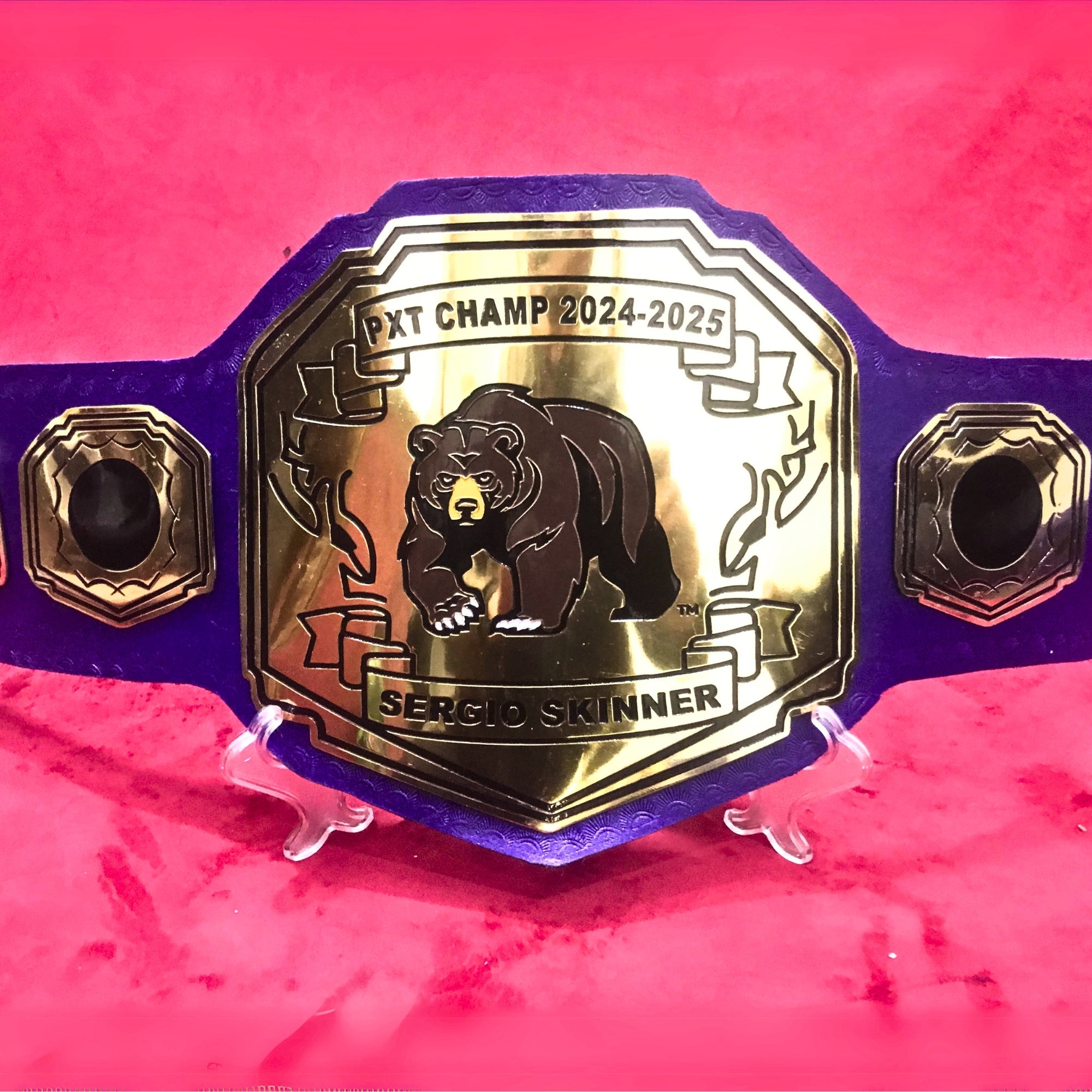 Custom Champion Belt Made for Winners