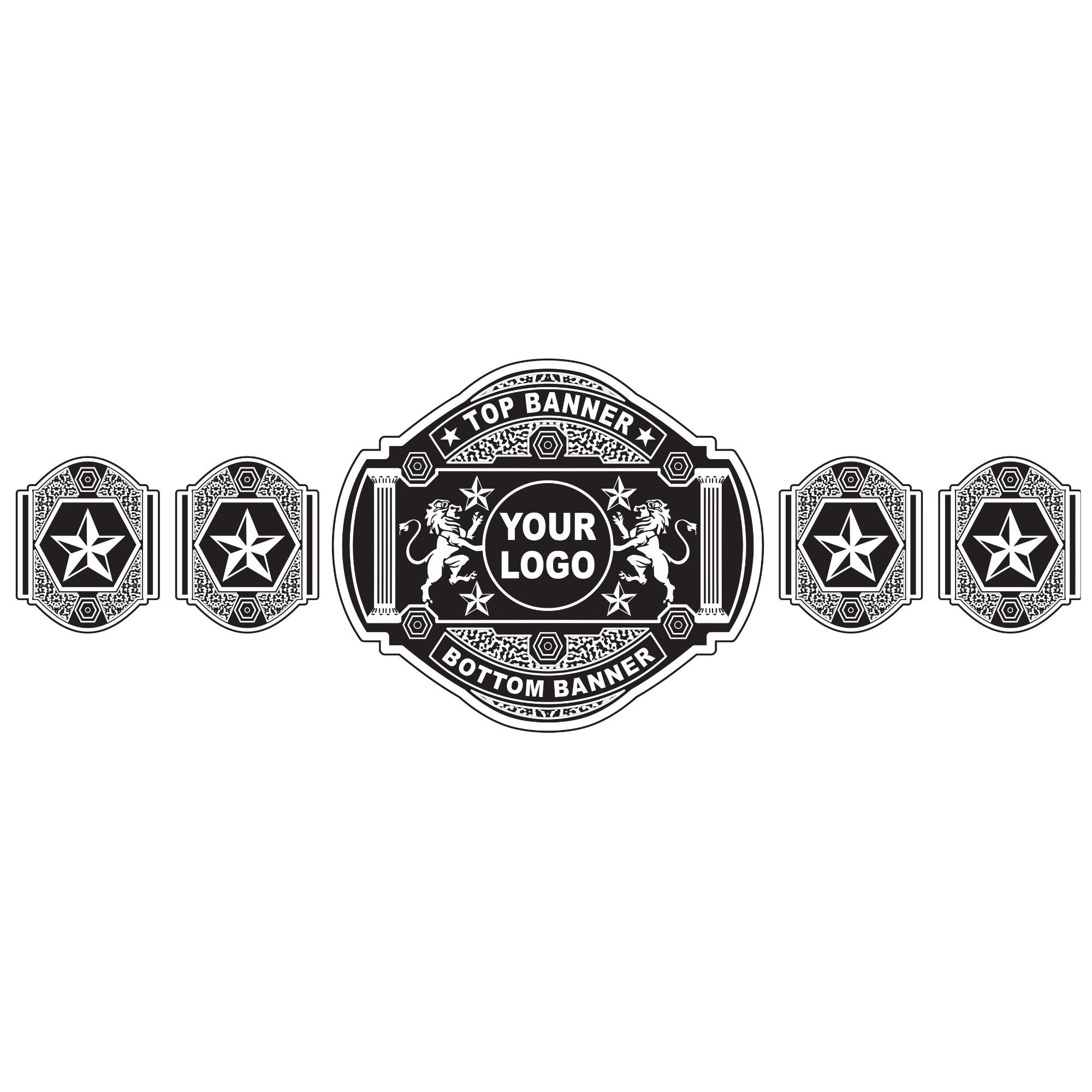 Personalized Wrestling Title Belt