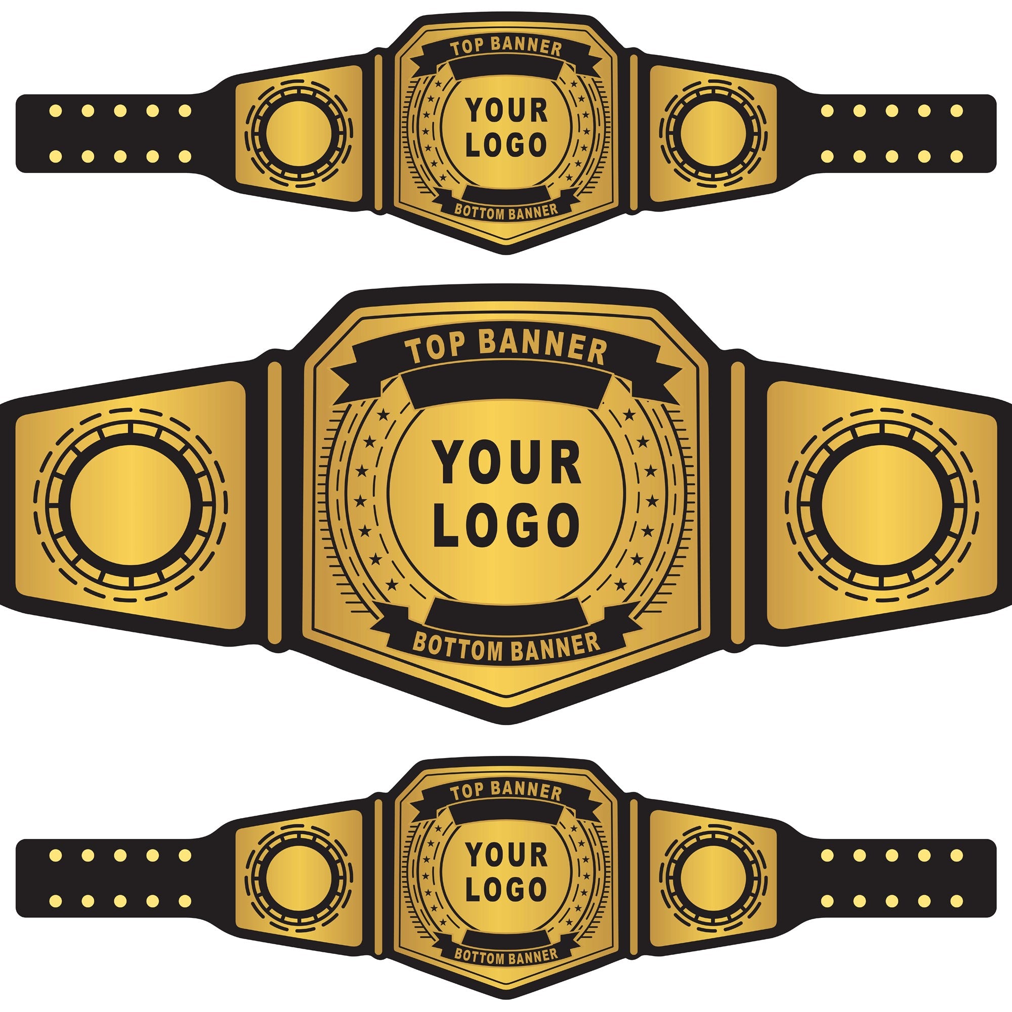 Custom Universal Wrestling Title Belt