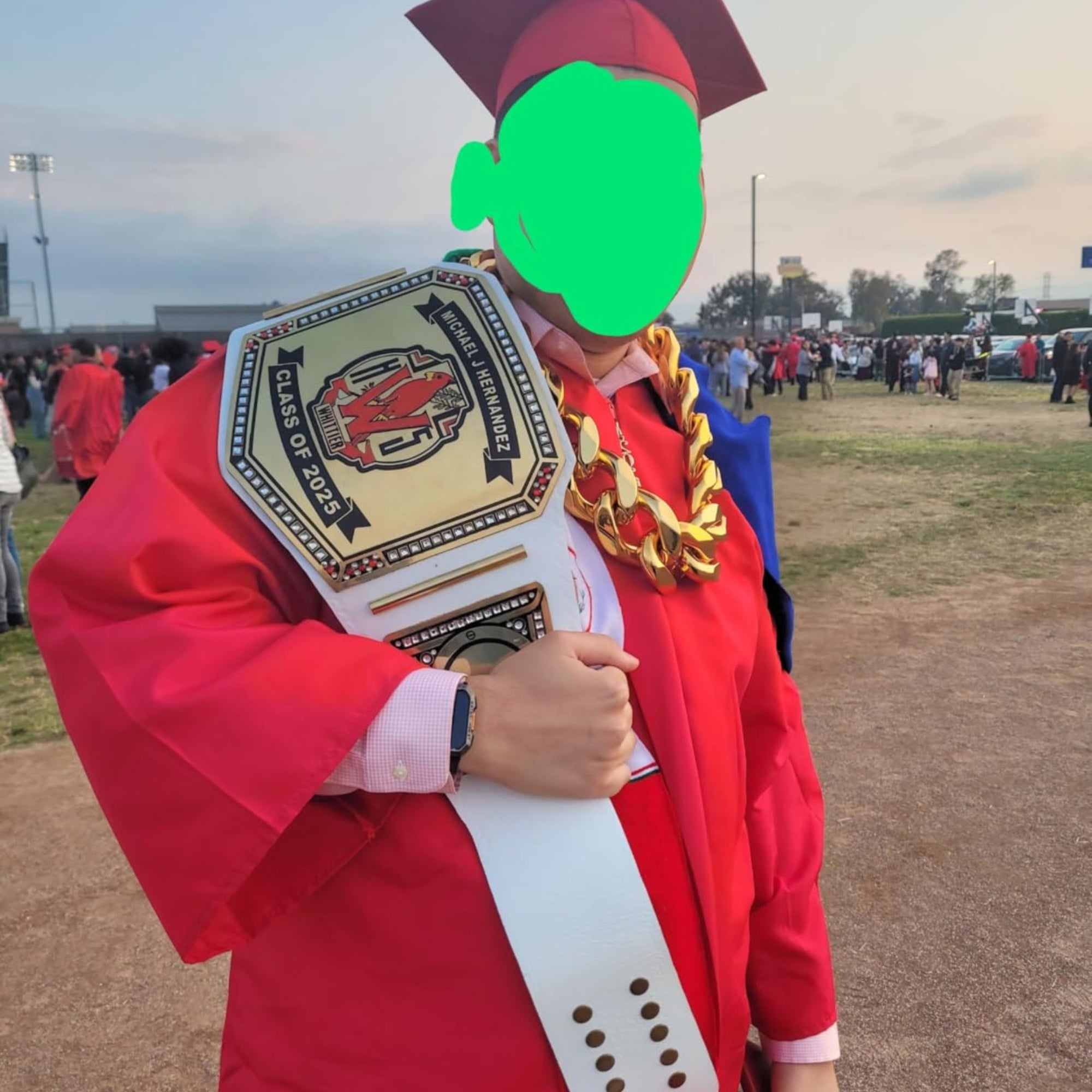 Custom Wrestling Championship Belt Design