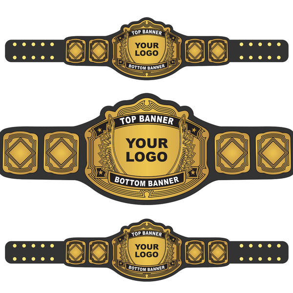 Custom Champion Wrestling Belt