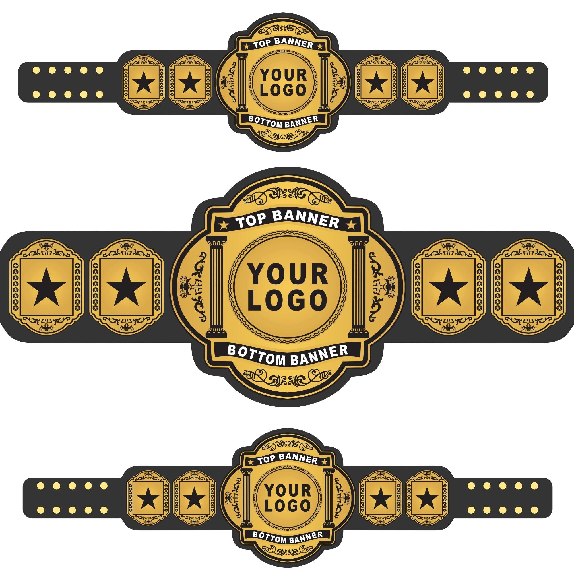 Premium Custom Title Wrestling Belt