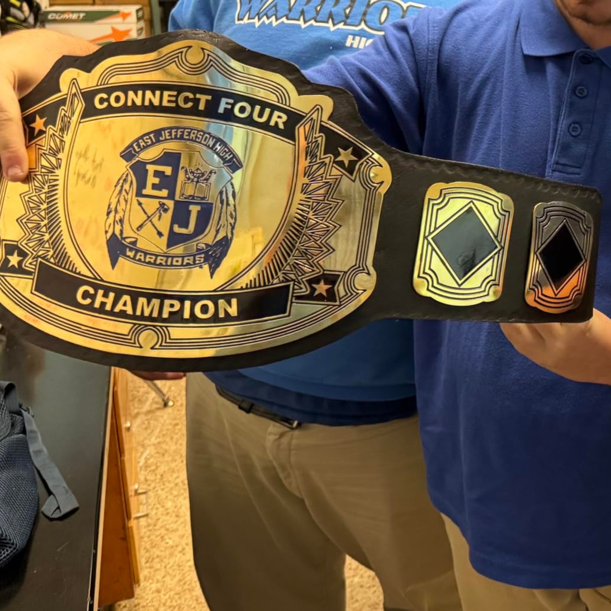 Custom Champion Wrestling Belt