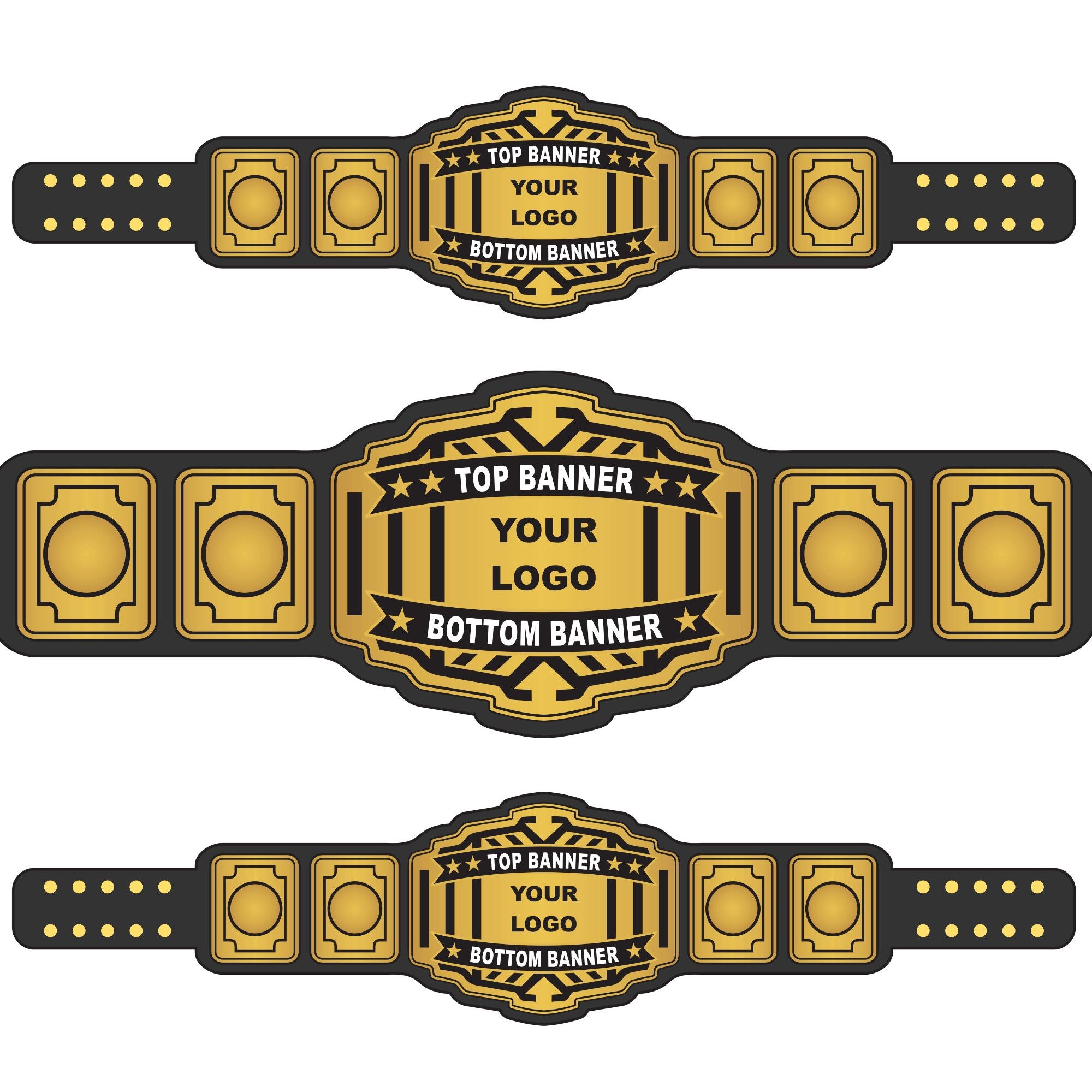 Customizable Champion's Belt