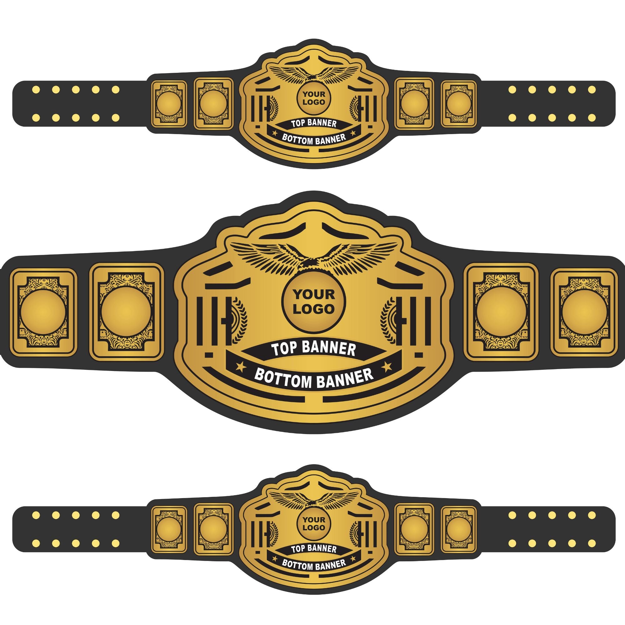 Exclusive Personalized Title Wrestling Belt