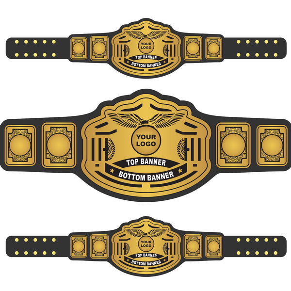 Exclusive Personalized Title Wrestling Belt