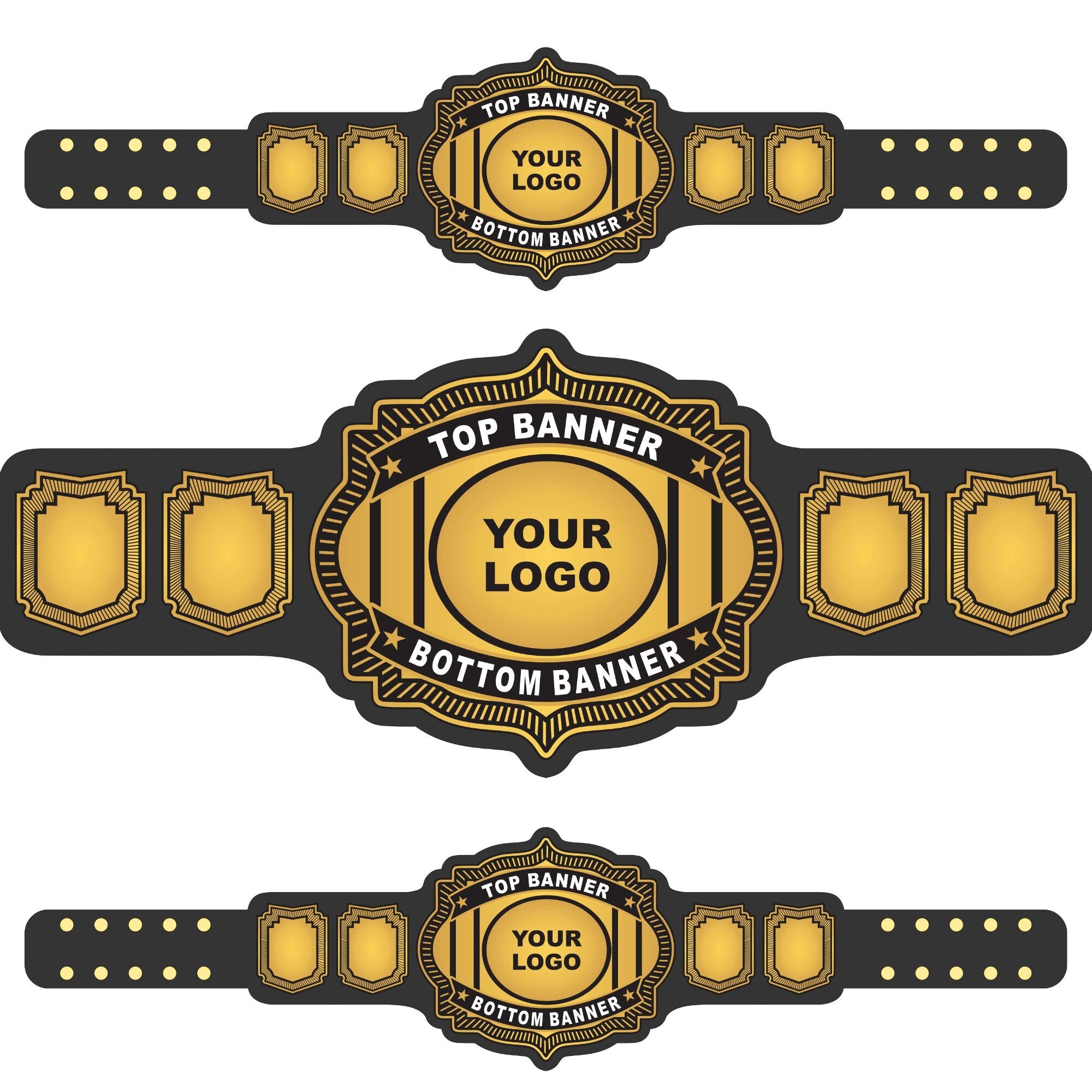 Crafted Wrestling Championship Belt