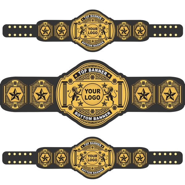 Personalized Wrestling Title Belt