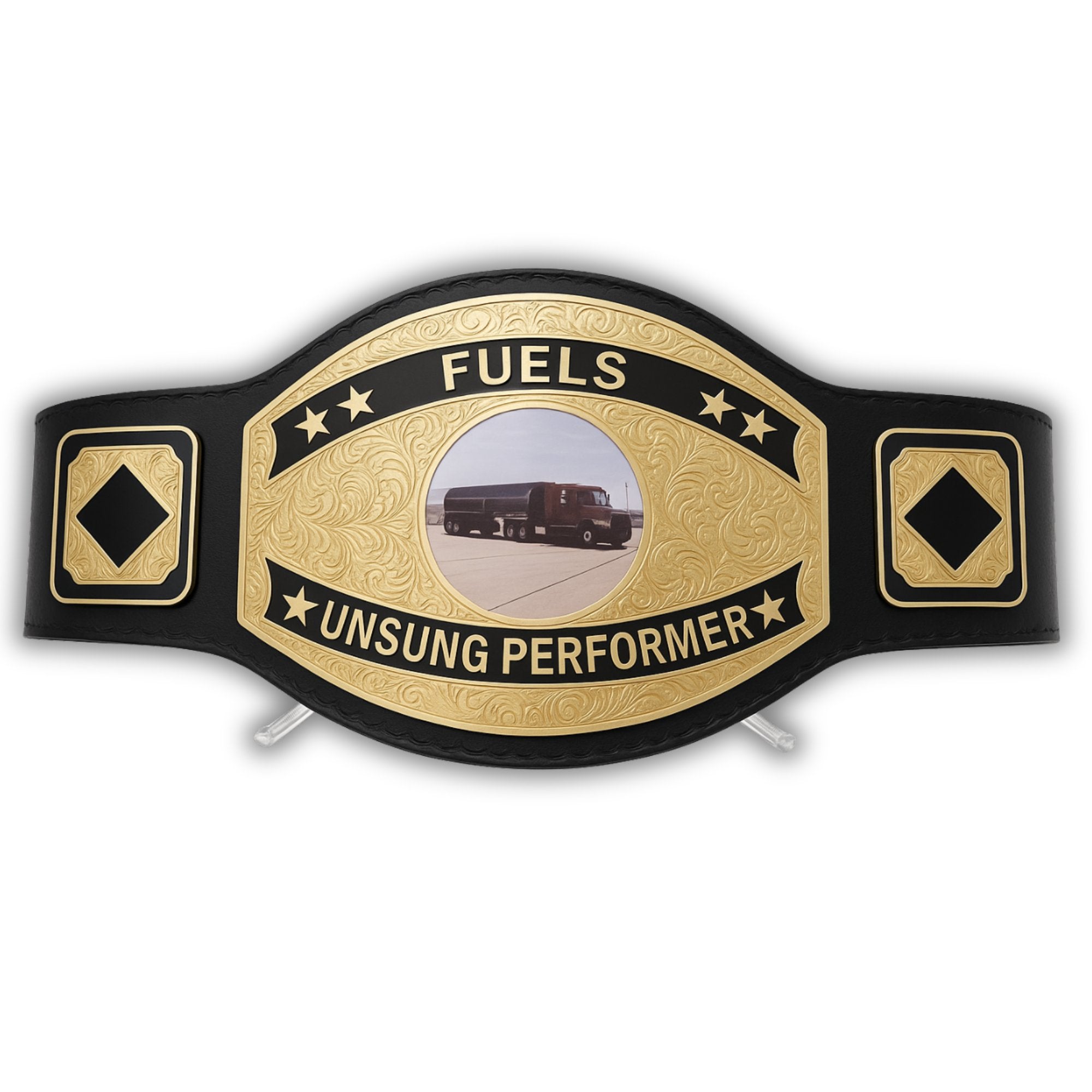 Custom Fuel Truck Wrestling Championship Belt - Customize Wrestling Belts Wrestling Customize Beltposhleathers - 14b7Black2mm BrassCustom Fuel Truck Wrestling Championship BeltWrestling Customize Beltposhleathers - 14b7