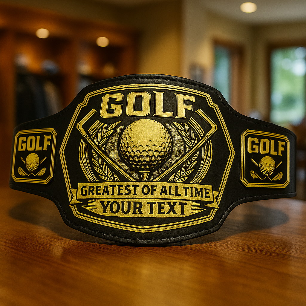 Customized Golf Championship Belt