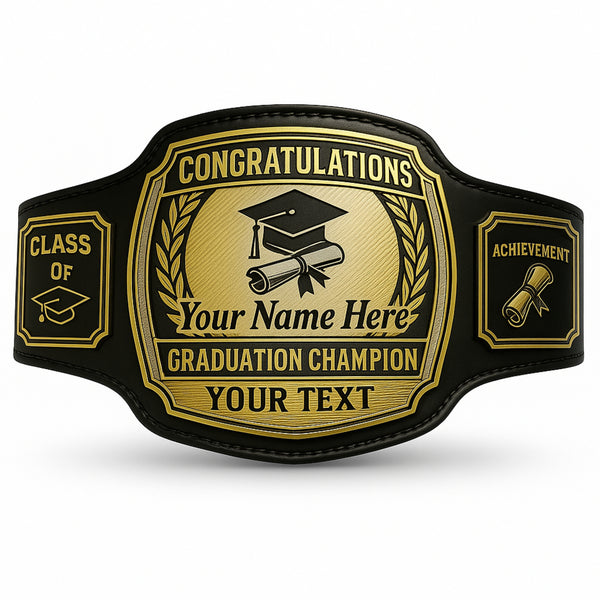 Graduation Custom Championship Belt