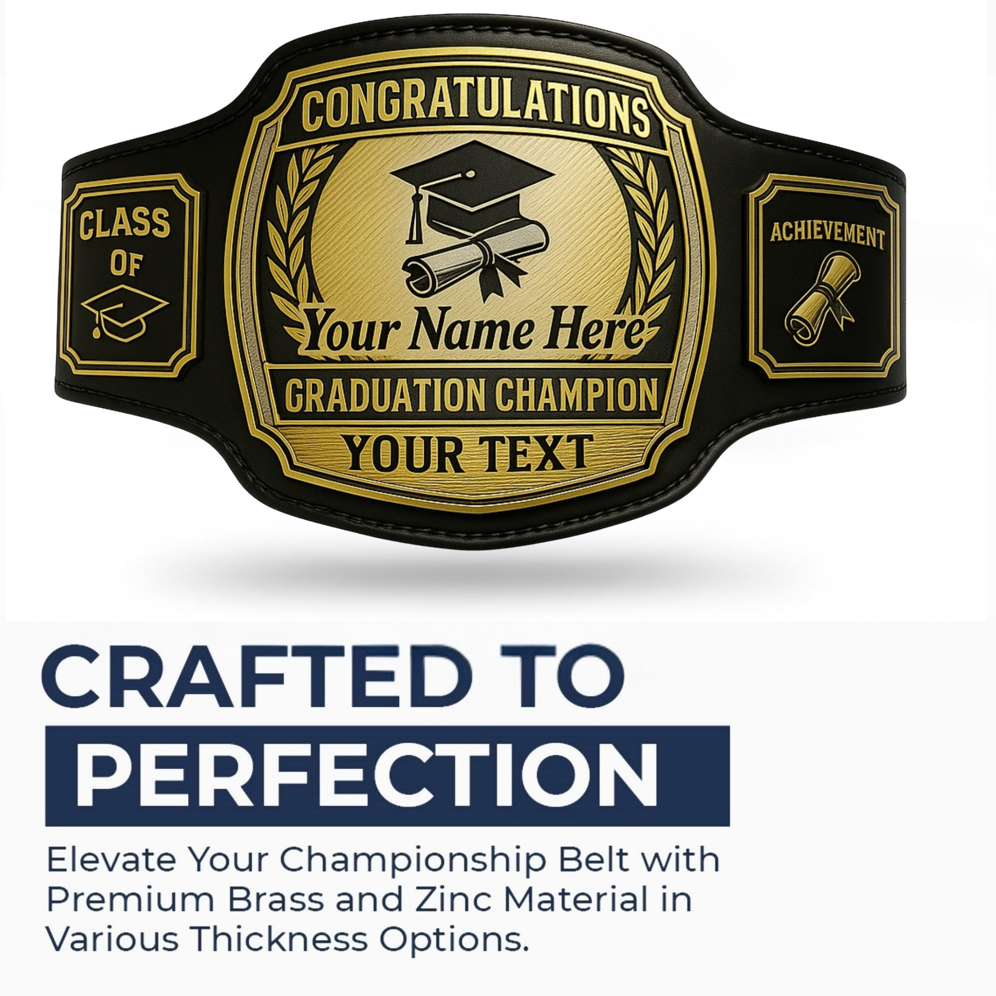 Graduation Custom Championship Belt