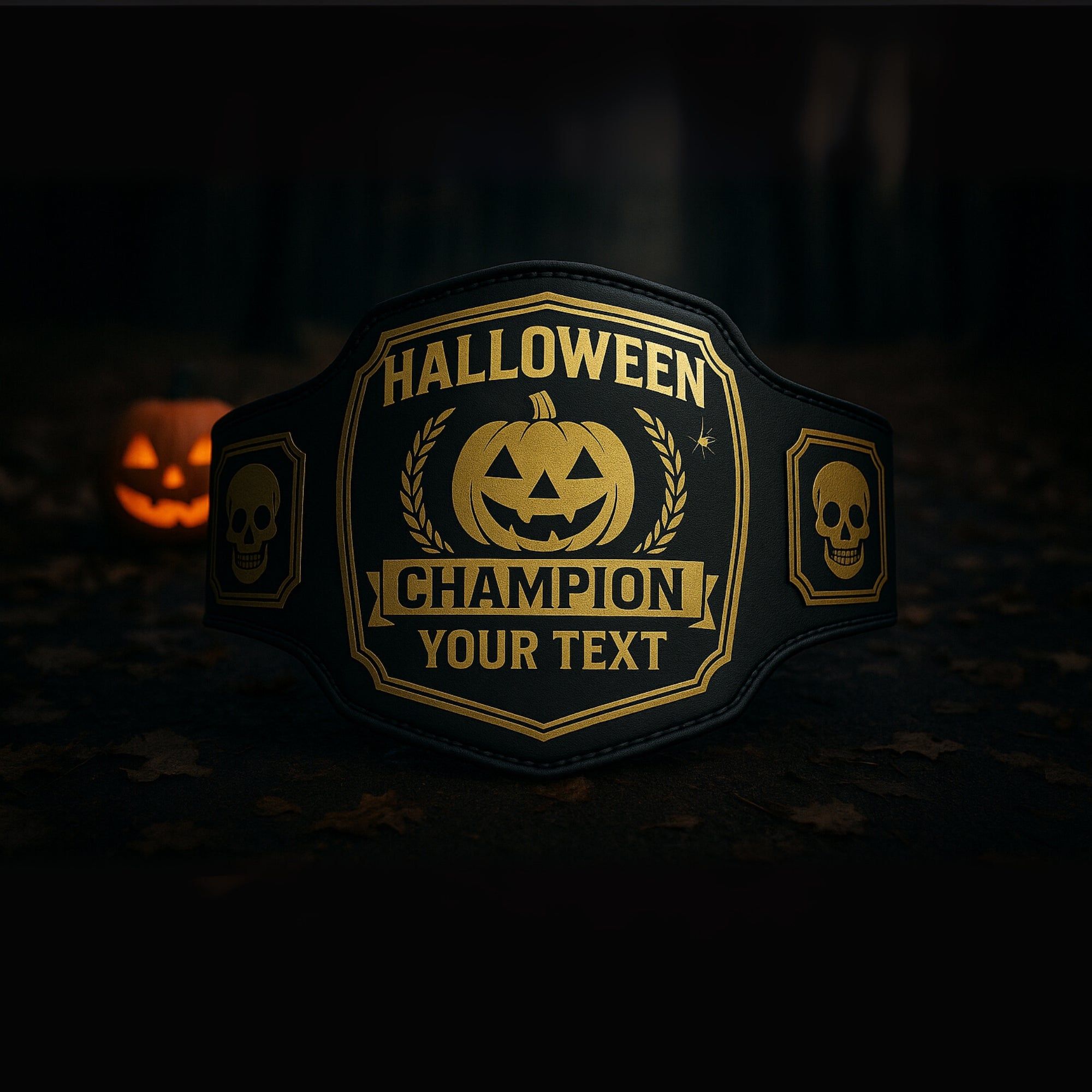 Customized Halloween Championship Belt