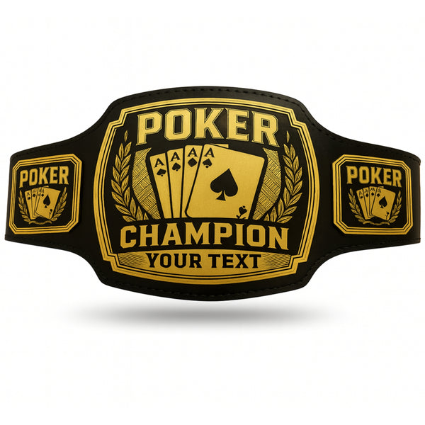Poker Championship Belt - Customize Wrestling Belts Wrestling Belt Strapposhleathers - 14b72mm BrassBlackPoker Championship BeltWrestling Belt Strapposhleathers - 14b7