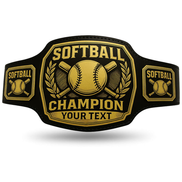 Softball Championship Belt - Customize Wrestling Belts Wrestling Belt Strapposhleathers - 14b72mm BrassBlackSoftball Championship BeltWrestling Belt Strapposhleathers - 14b7
