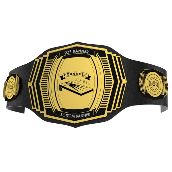 custom cornhole championship belt