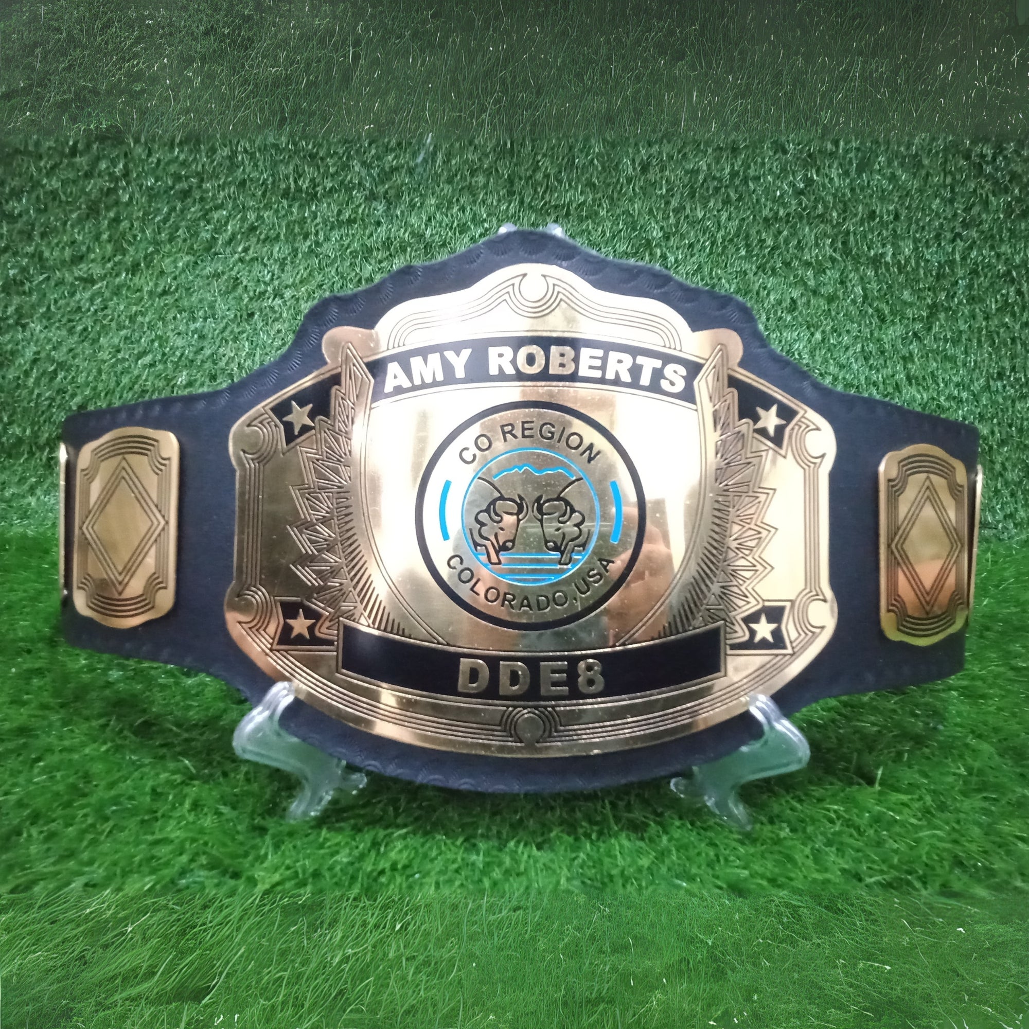 Custom Champion Wrestling Belt