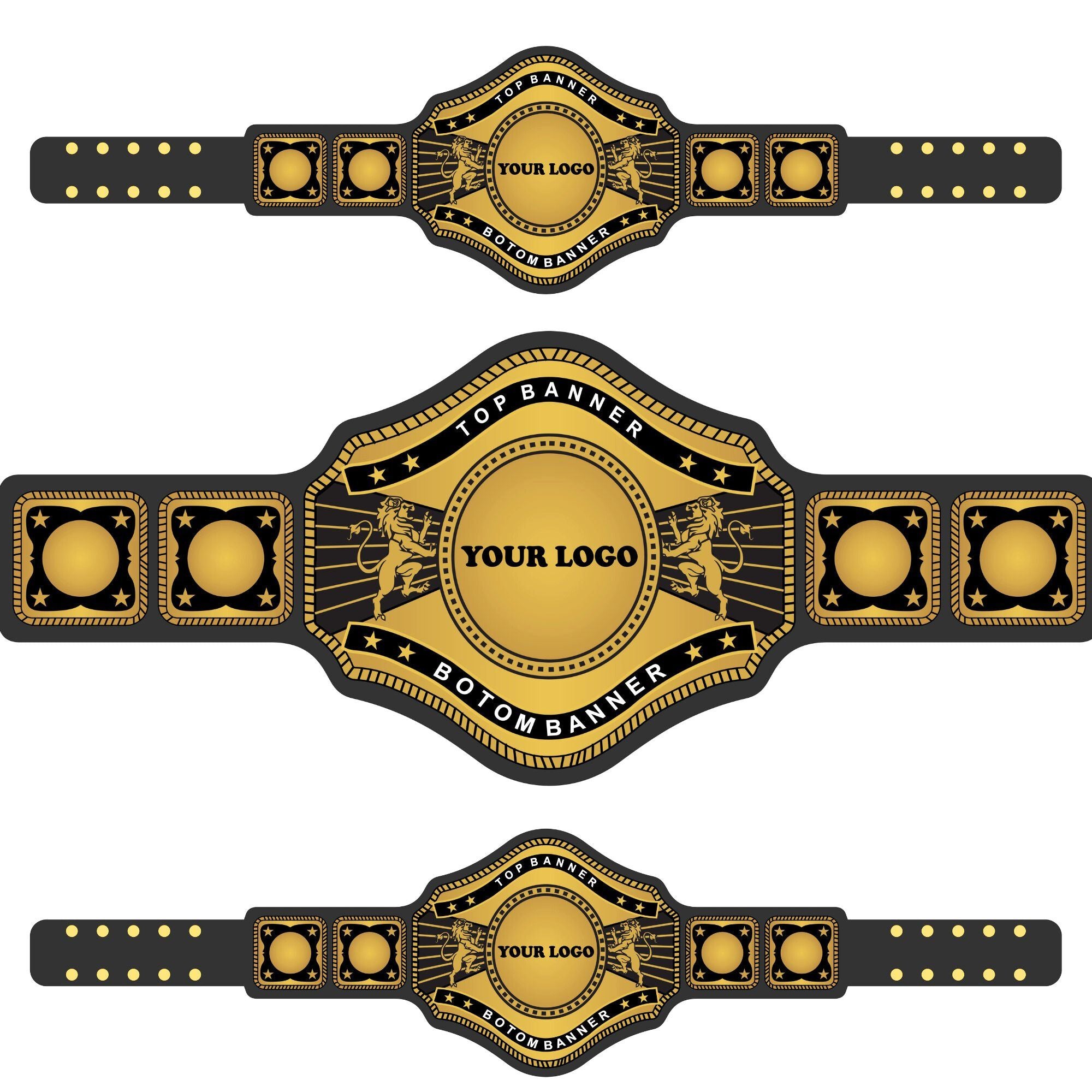 Victory in Your Hands Custom Wrestling Belt