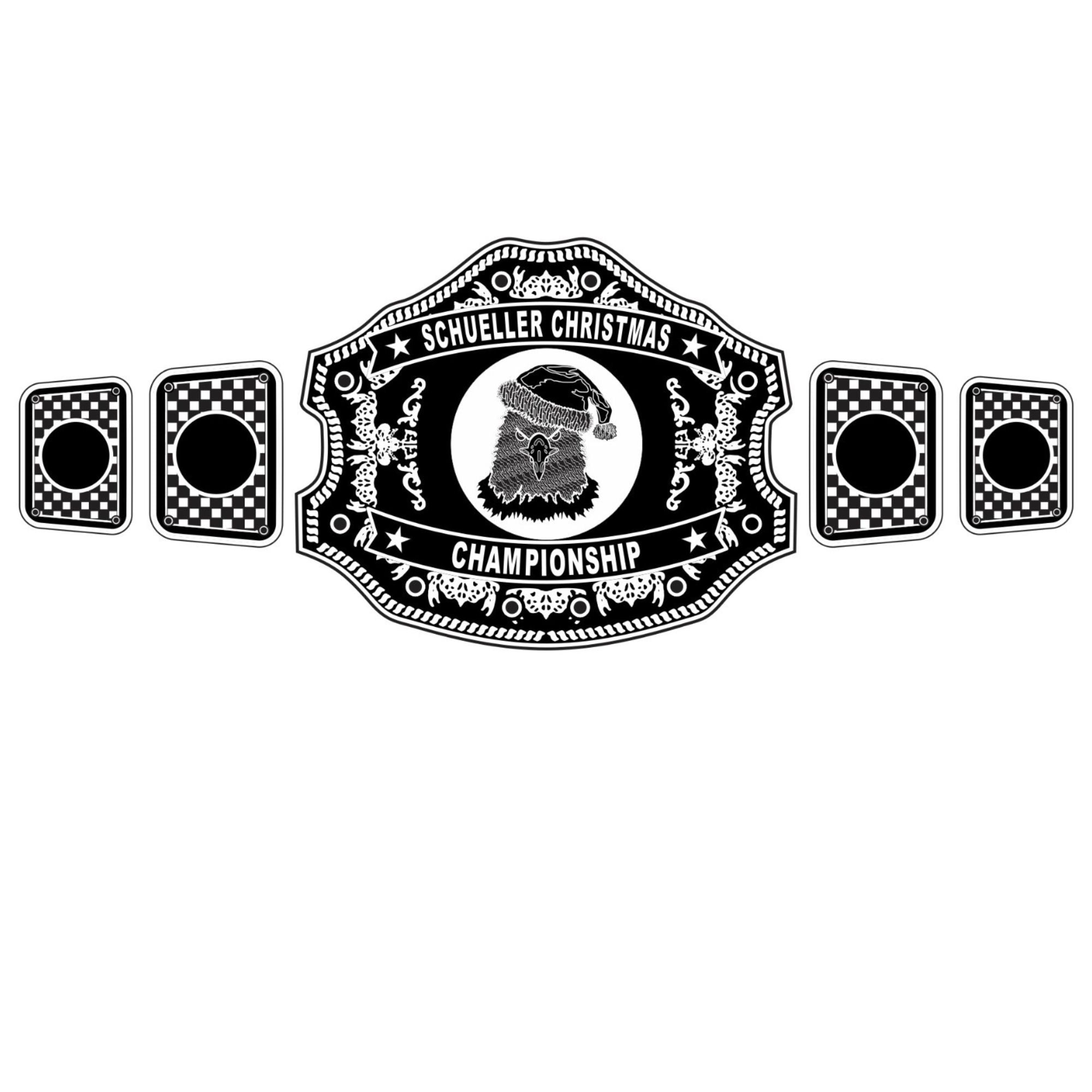 Christmas Championship Wrestling Belt