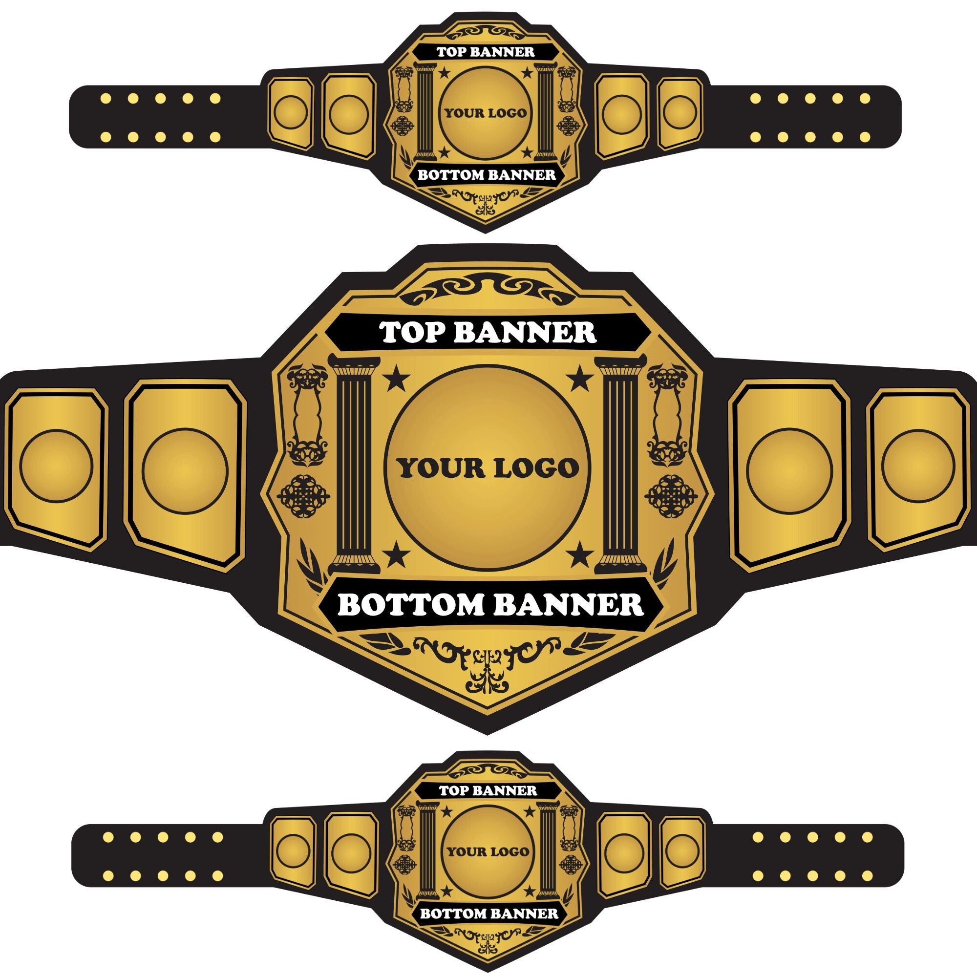 Elite Personalized Wrestling Belt